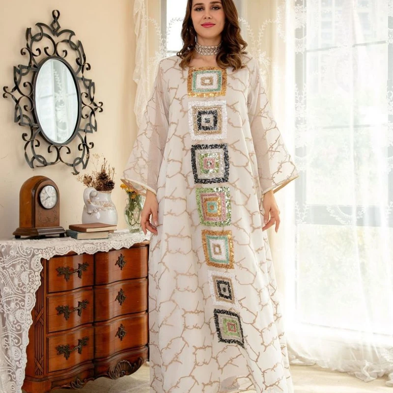 

Рамадан ИД Мубарак Кафтан Дубай абайя Турция ислам мусульман арабское длинное платье абайя s для женщин Кафтан халат длинное женское платье