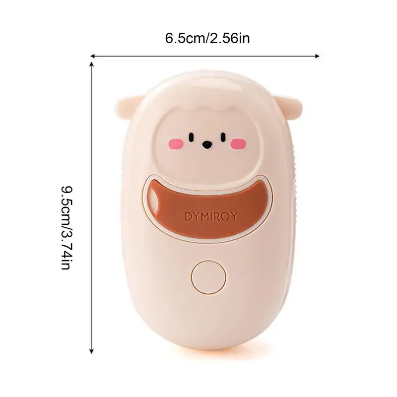 Pokoju grzebień do usuwania sierści zwierząt Szczotki dla kotów w uroczej owce Ergonomiczna konstrukcja psów Skuteczne usuwanie i