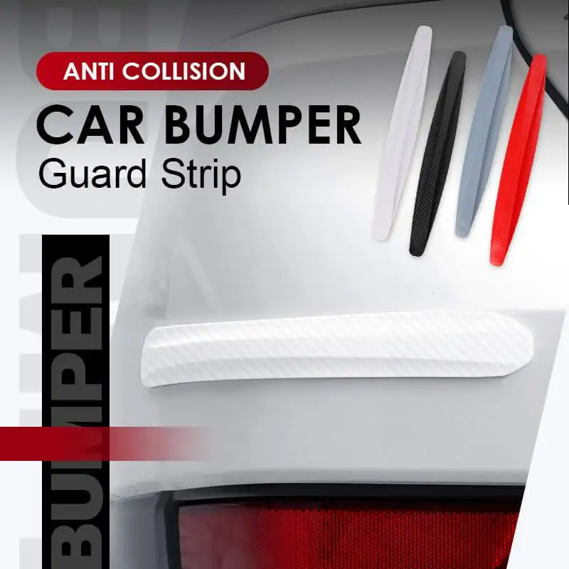 Anti-Collision Protector Rubber Auto Front And Rear Corner Bumper Guard Lip Anti-Scratch Strip Sticker Universal Car Products |