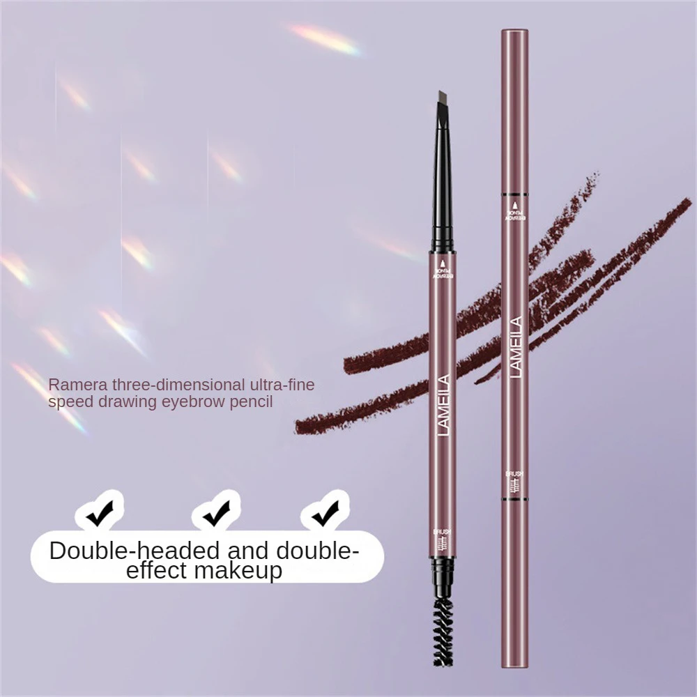 Ultra-fine Eyebrow Pencil Sweatproof Hardcore Wholesale Wooden Eyebrow Pencil Waterproof Durable Eyebrow Pencil Makeup Eye