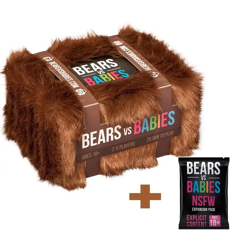 Настольная игра Медведи против младенцев карточки для взаимодействия родителей