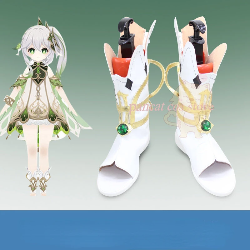 

Anime Genshin Impact Nahida Cosplay Costume Shoes Fashion Custom-made Boots Carnival Halloween Shoes Cosplay Costume Prop