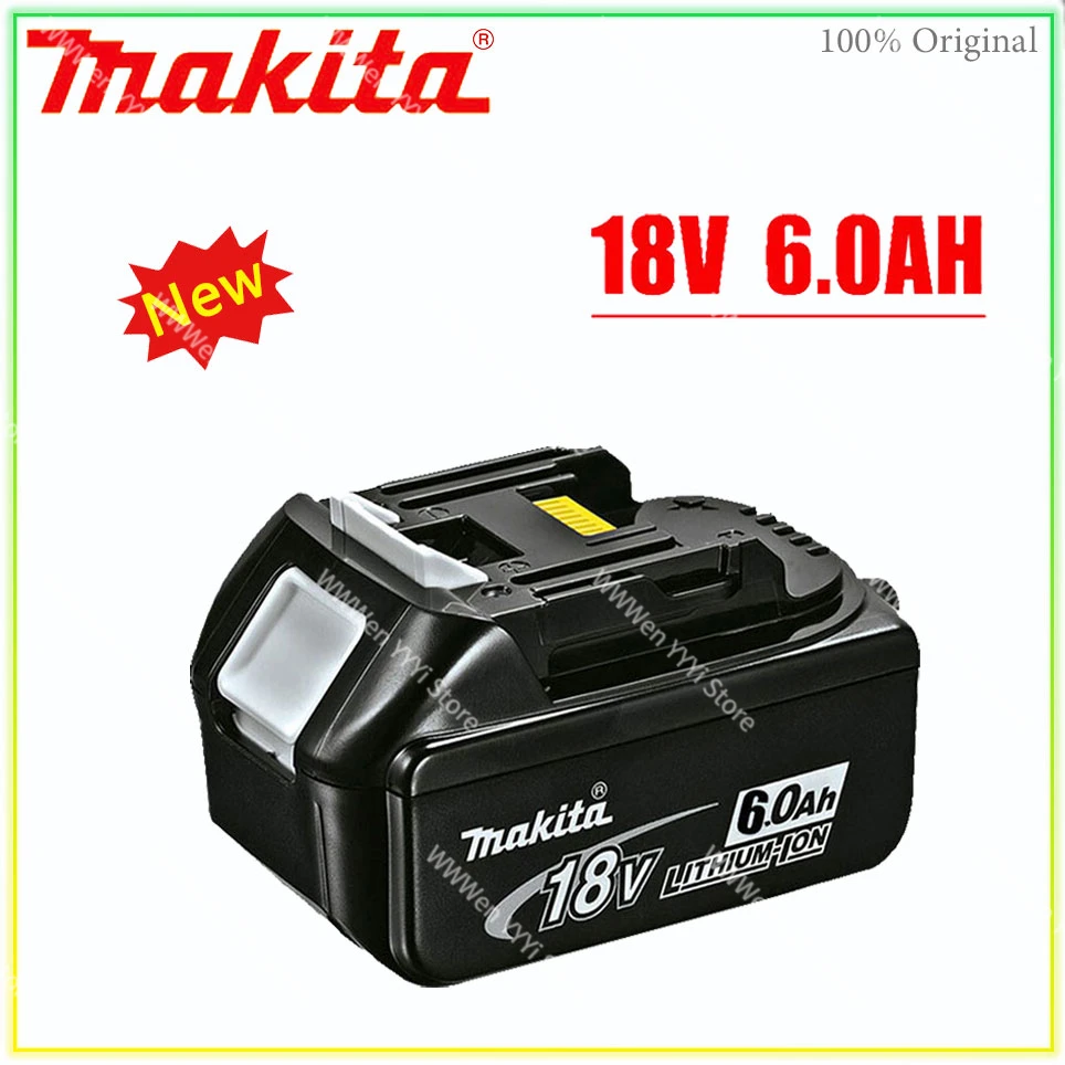 

18V 6.0Ah Makita Original With LED lithium ion replacement LXT BL1860B BL1860 BL1850 Makita rechargeable power tool battery 6000