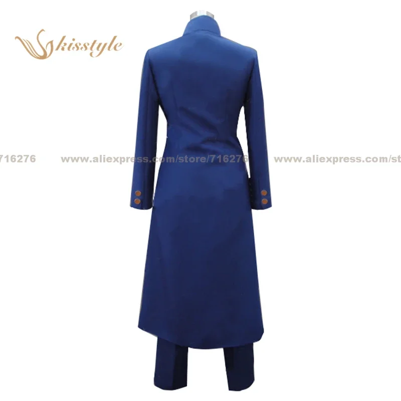 Kisstyle модная униформа JJoJo's BBizarree Adventure Jotaro Kujo синяя косплей одежда Cos костюм