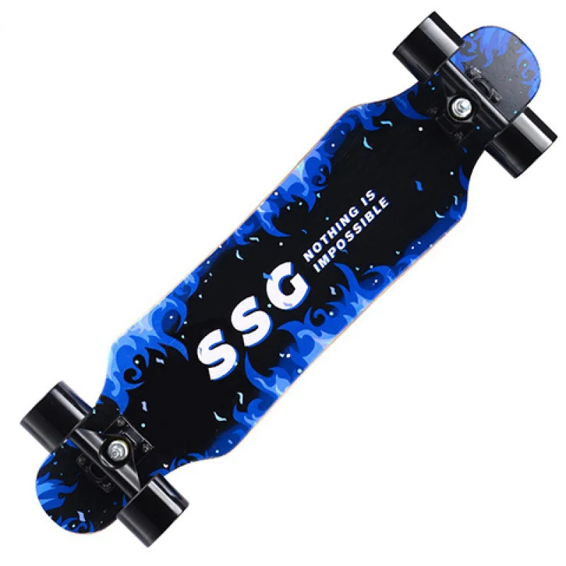 

Longboard Skateboarding Adult Street Brushing Beginners Professional Transportation Four-wheeled Road Board Youth Skateboarding