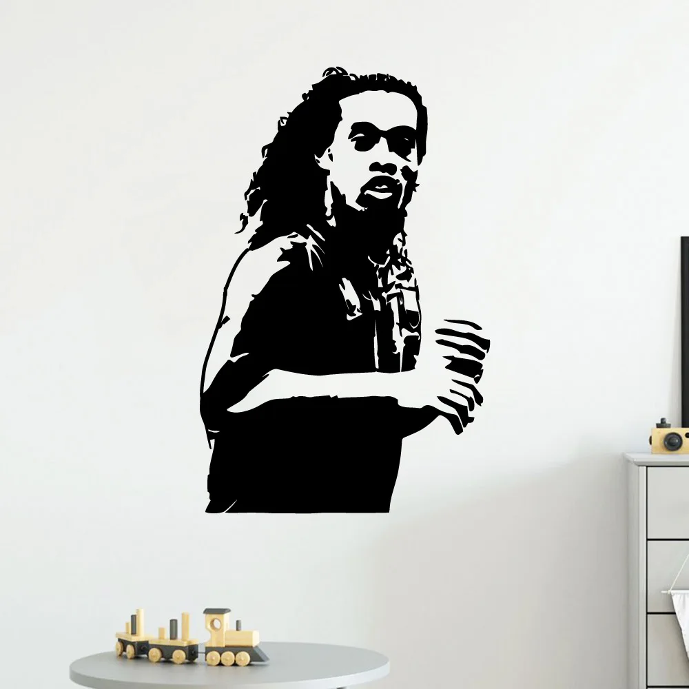 

Cartoon football player Wall Sticker Wall Decal Sticker Home Decor For Kids Rooms Home Decor Mural Custom