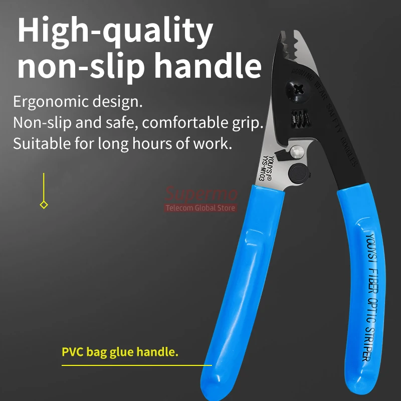 

High Precision YYS-M102 Miller Pliers Fiber Stripping Pliers Three-port Fiber Stripping Pliers YYS-M103 Surprise Price