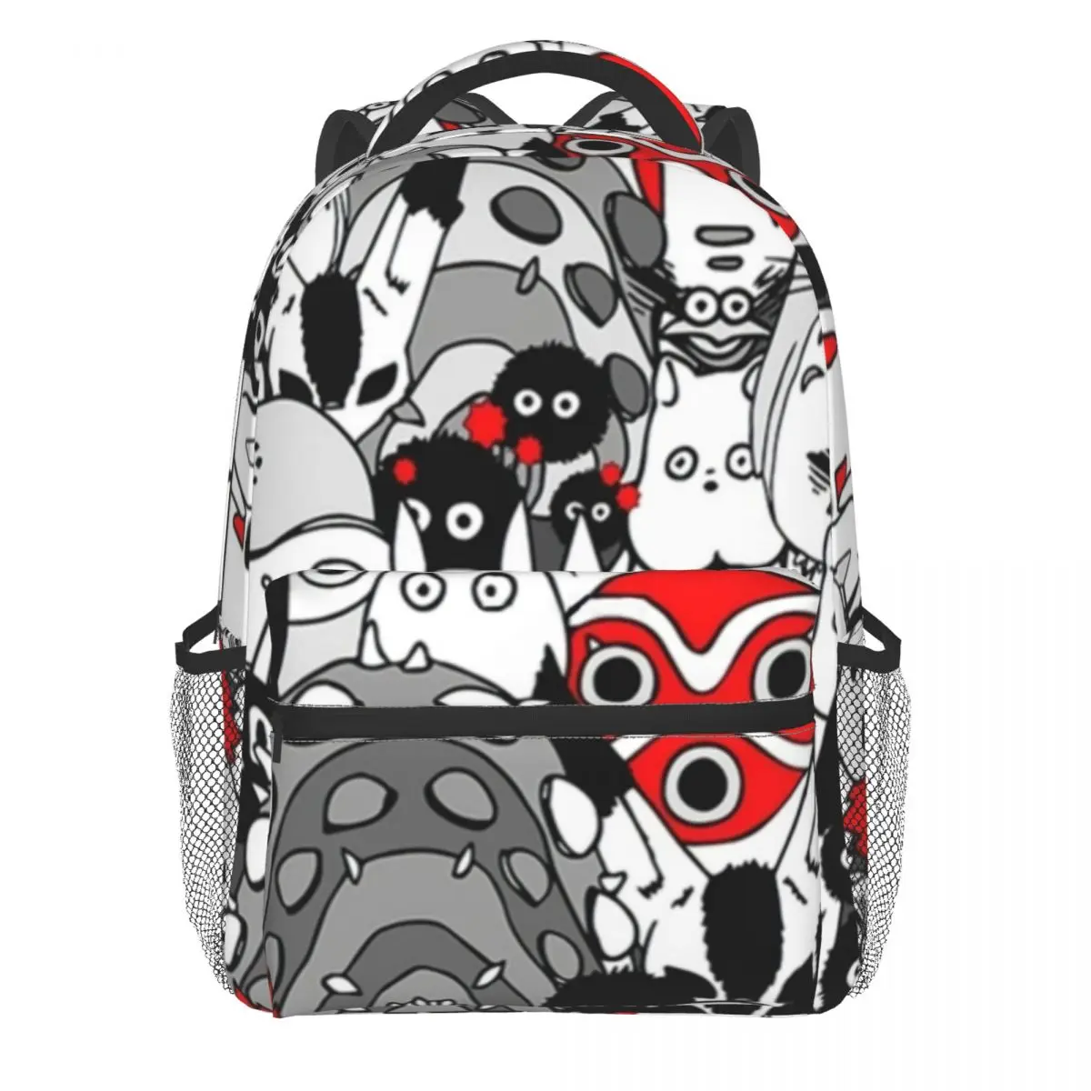 Funny Totoro Backpack Ghibli Japanese Anime Fun Backpacks Youth Hiking Breathable School Bags Custom Rucksack