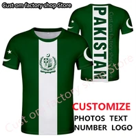 pakistan flag t shirt free custom tshirts diy name number photo shirt pakistani soccer jersey casual crew collar clothing