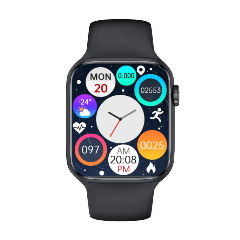 Reloj inteligente P7 Max de 1,82 pulgadas para niño y mujer, dispositivo deportivo con llamadas, Bluetooth, música, para Apple Watch serie 7, Samsung