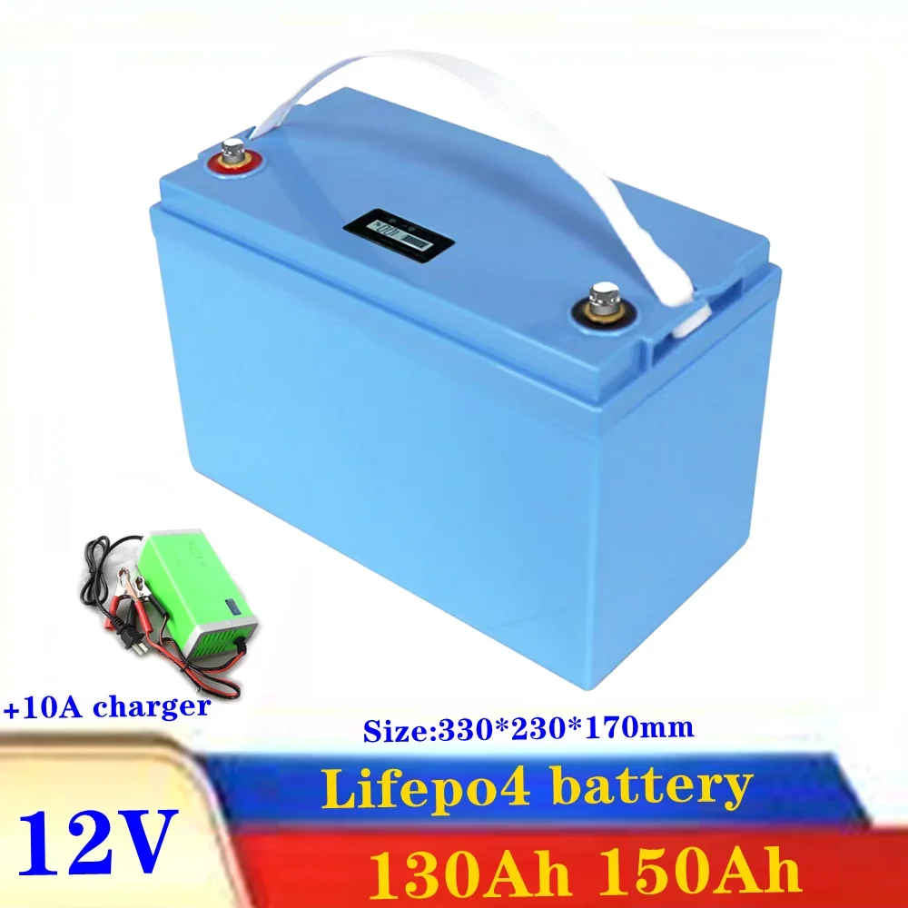 12 8 В 130 Ач 150 литиевая батарея lifepo4 BMS 4S глубокий цикл для гольф-кара скутера