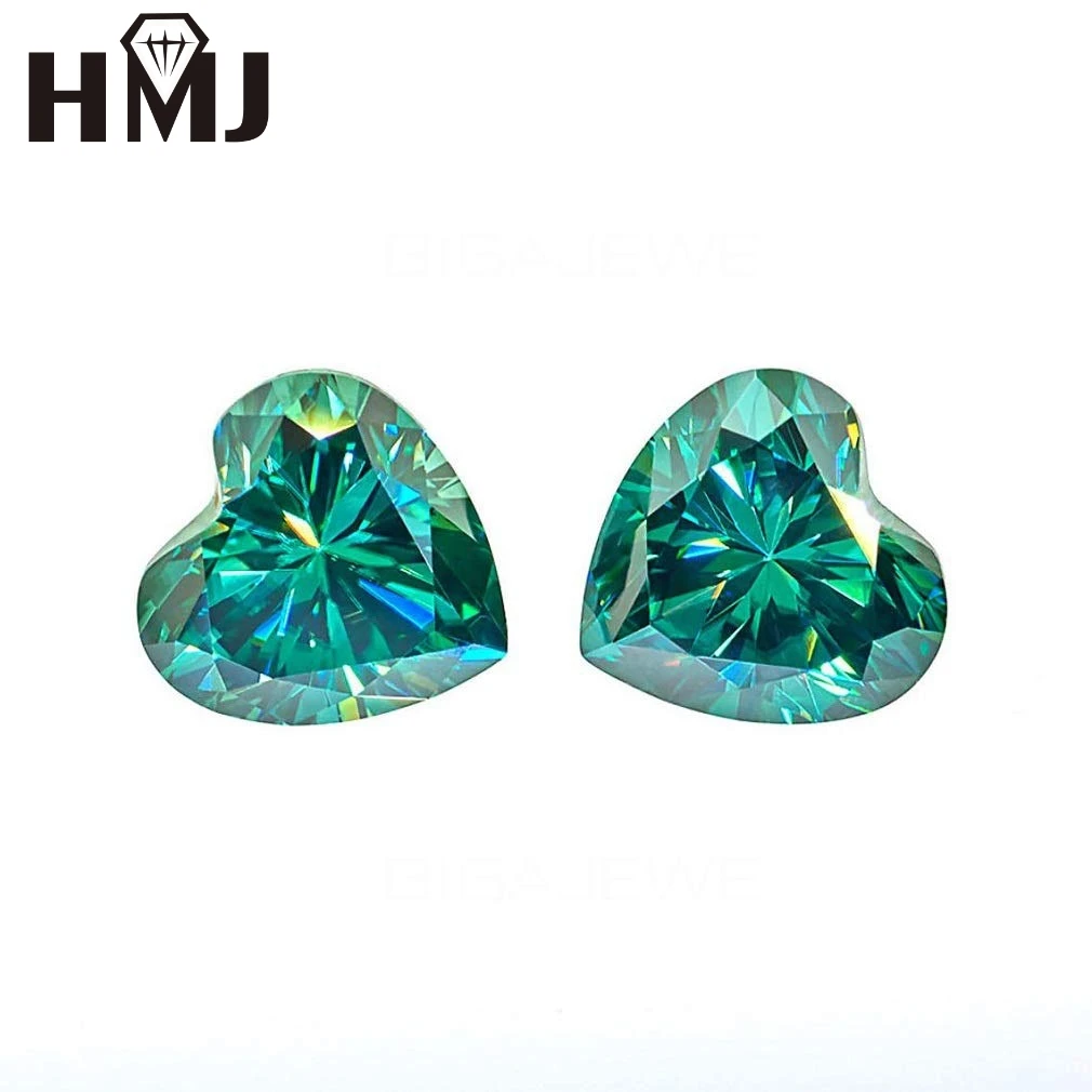 

Loose Moissanite Heart Cut Champagne Moissanite Stone for Engagement Ring Earring Pendant Bracelet Jewelry for Women Gifts