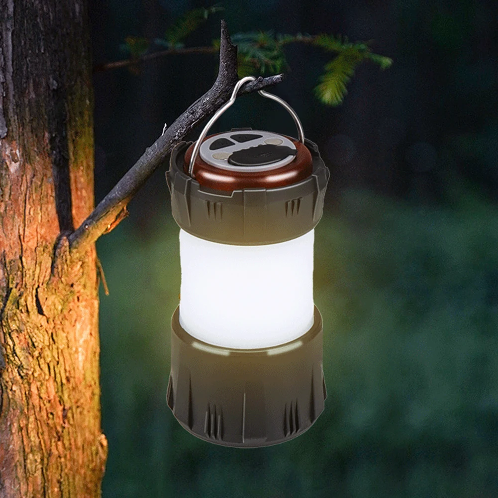 

Многофункциональный светодиодный аварийный светильник, портативная лампа с USB-зарядкой для палатки, водонепроницаемый походный светильни...