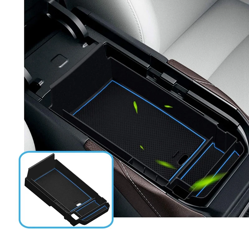 

For Mazda CX-30 2019 2020 Car Central Console Armrest Storage Box Holder Interior Organizer Glove Tray Blue