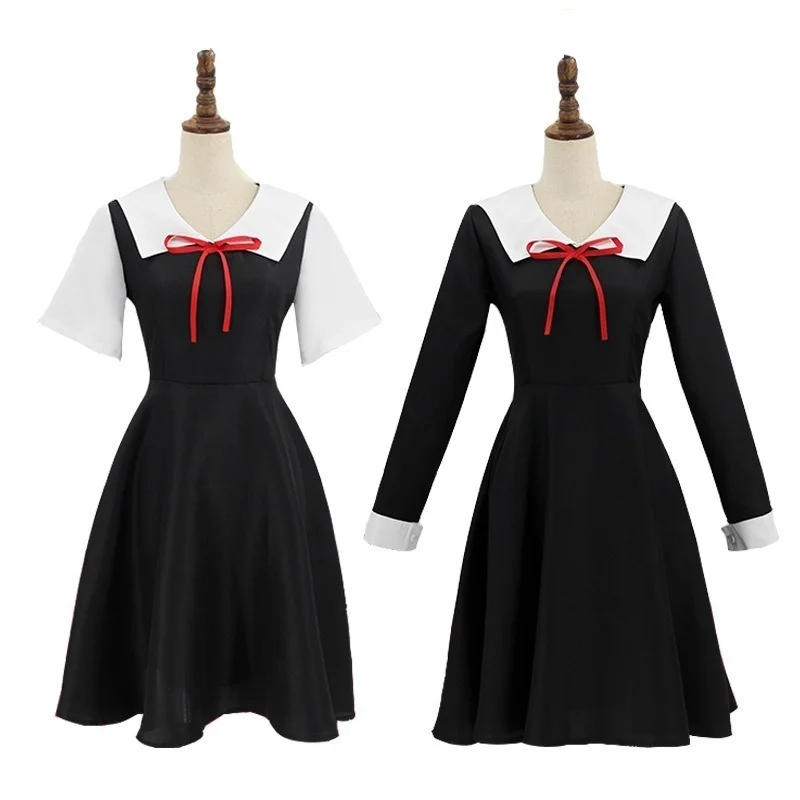 Anime Shinomiya Kaguya Cosplay Costume Kaguya-Sama Love Is War Fujiwara Chika Wigs Anime Woman's Dresses Halloween Costume
