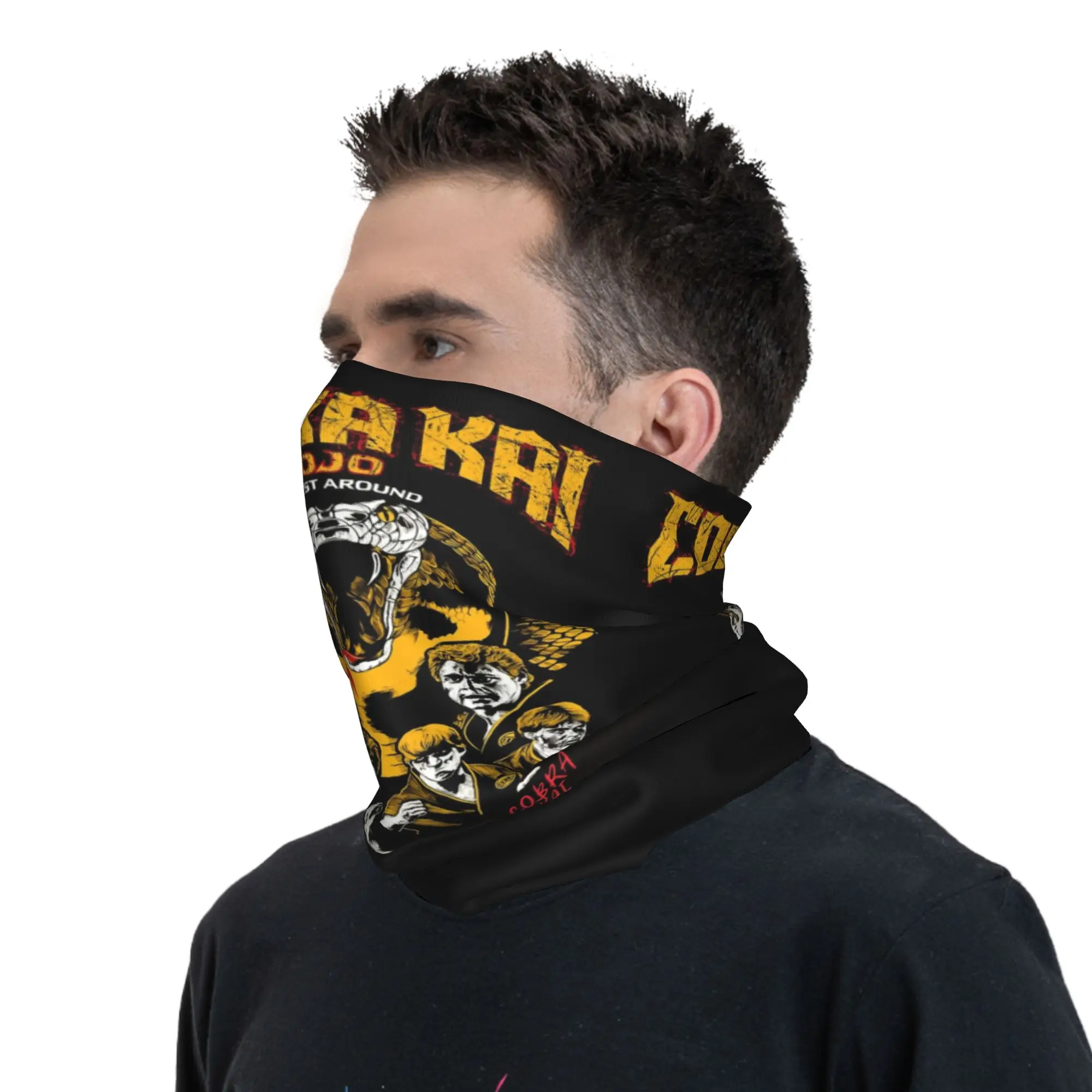 Многофункциональный бафф-бандана Cobra Kai с защитой от УФ-излучения для мужчин и женщин, головной убор в стиле The Karate Kid, тубус-балаклава (art.: 3920da8dffed9) - 3920da8dffed9