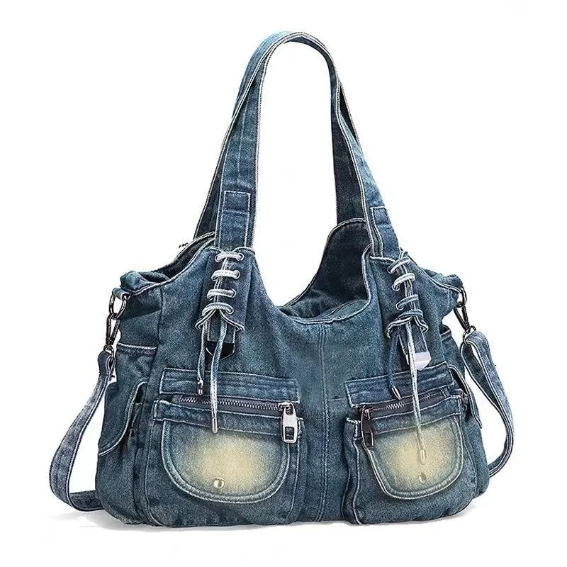 

Women's Handbags Trend 2023 Luxury Designer Handbag Denim Y2K Vintage Shoulder Bags For Duffle Bag Women Messenger Bags Purse