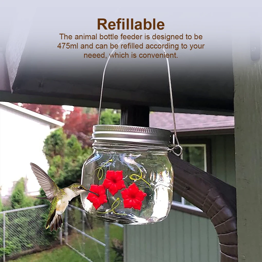Пластиковая кормушка для животных портативная подвесная комнатных и уличных