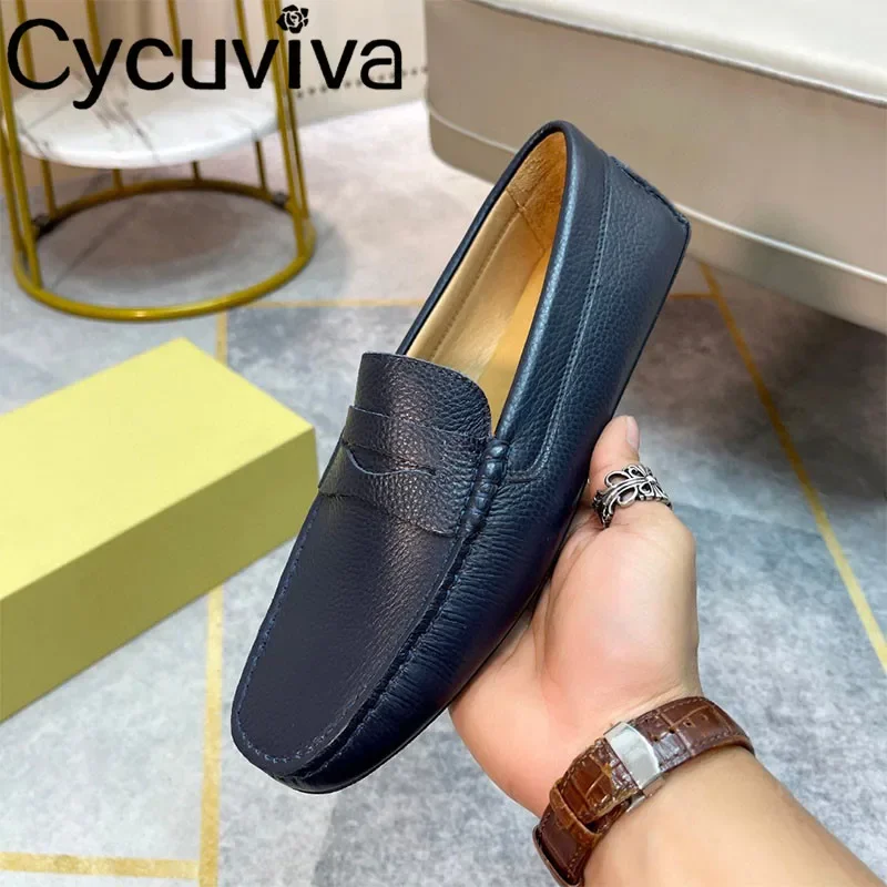 Дизайнерская обувь для мужчин повседневная на плоской подошве с квадратным