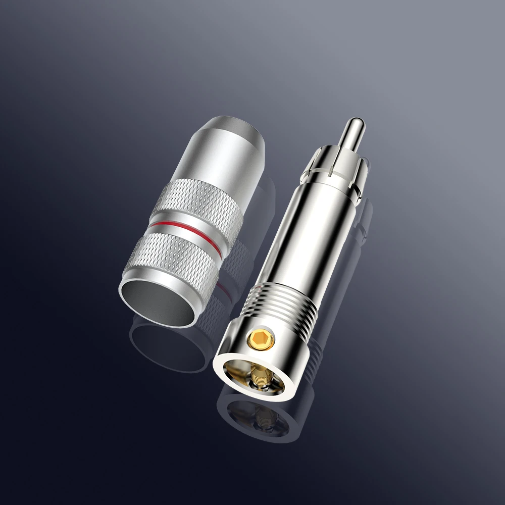 Вибро VR107R Разъем RCA Разъемы из чистой меди Штекер аудиокабеля