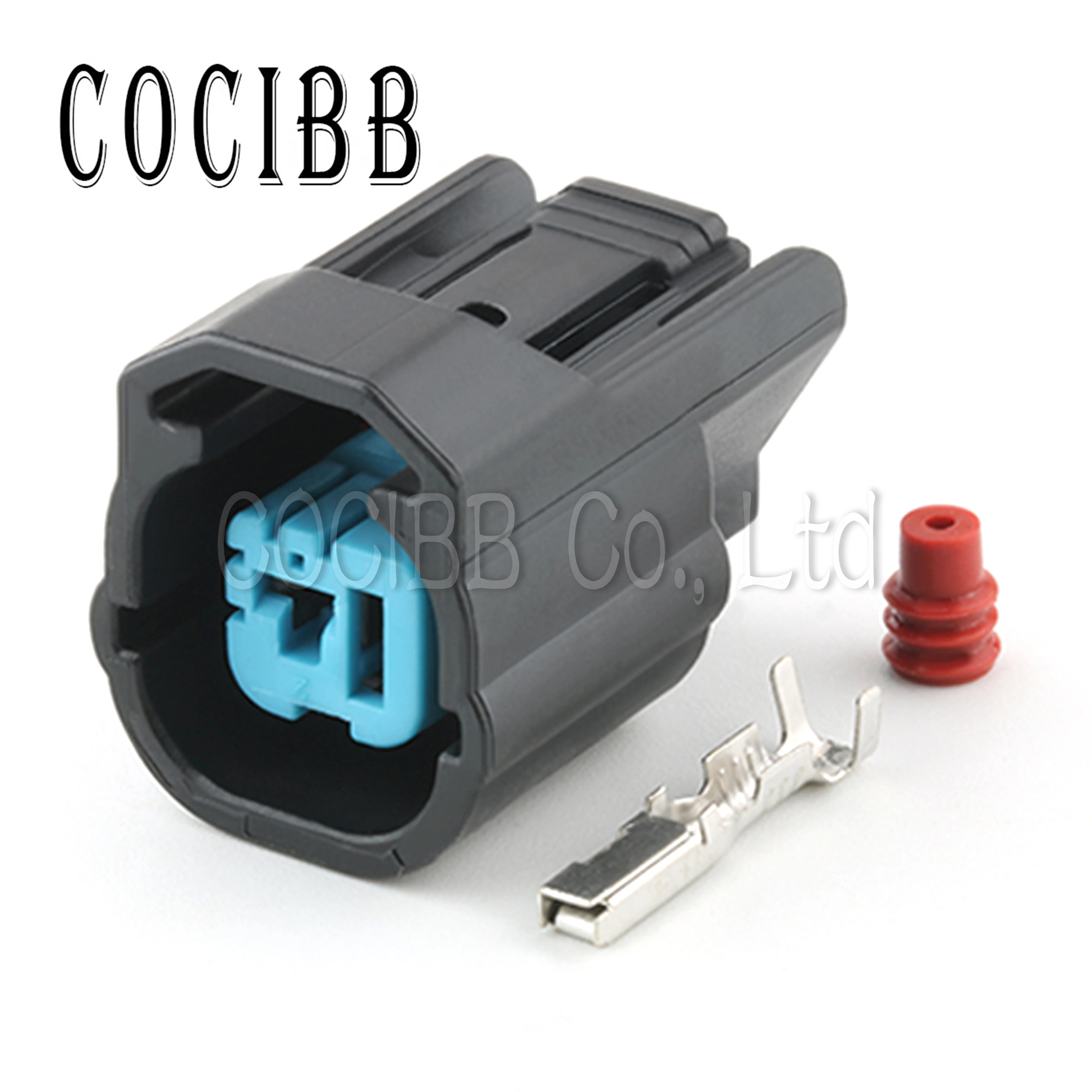 1 комплект, 1-контактный автомобильный датчик детонации, звуковой разъем, автомобильный водонепроницаемый провод, разъем для кабеля для автомобиля Honda 6189-0591