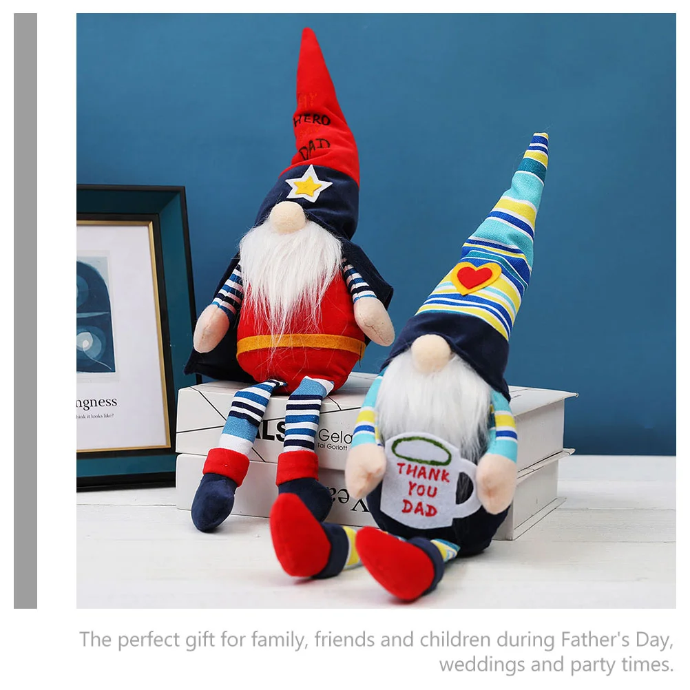 

Father's Day Faceless Baby Gnome Ornaments Stuffed Gnomes Party Favor Plush Decor Dad Bday Gifts