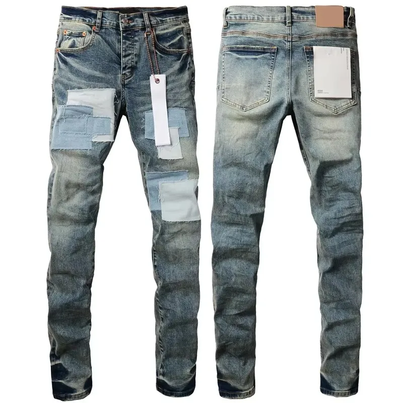 Индивидуальные трендовые брендовые джинсы осенне-зимние модные новые винтажные