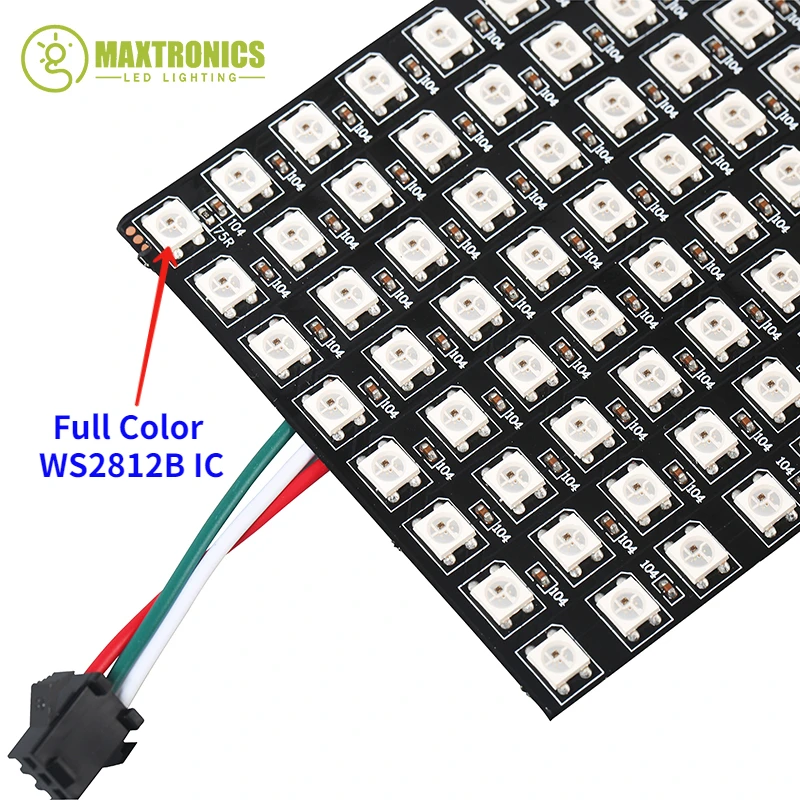 Цифровой гибкий индивидуально адресуемый пиксельный экран WS2812B RGB Φ SP110E Bluetooth