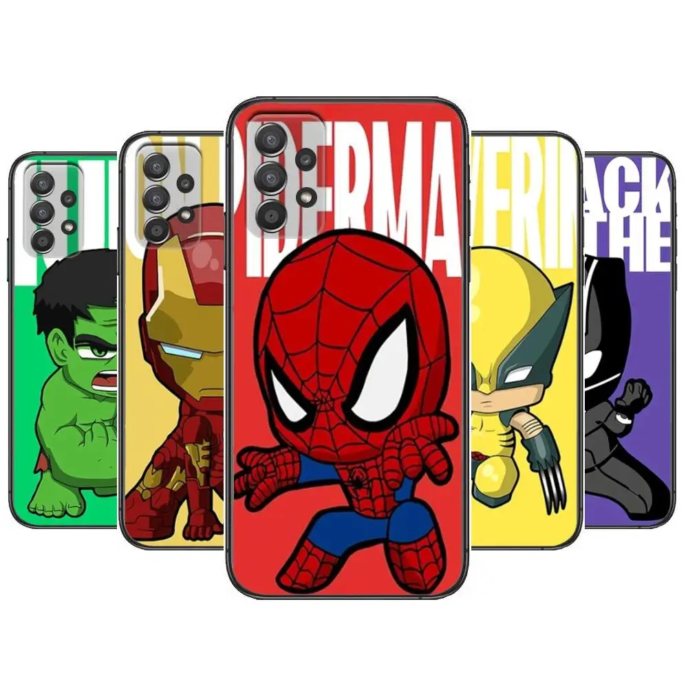 

Marvel Comics Phone Case Hull For Samsung Galaxy A70 A50 A51 A71 A52 A40 A30 A31 A90 A20E 5G a20s Black Shell Art Cell Cove