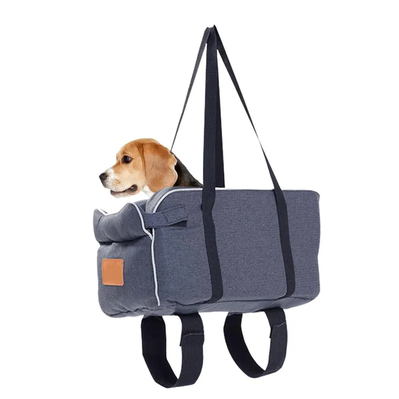 Online Filhote de cachorro gato capa de assento do carro cesta segurança controle central portador do cão saco pet booster seat portátil cama do cão viagem casa chihuahua
