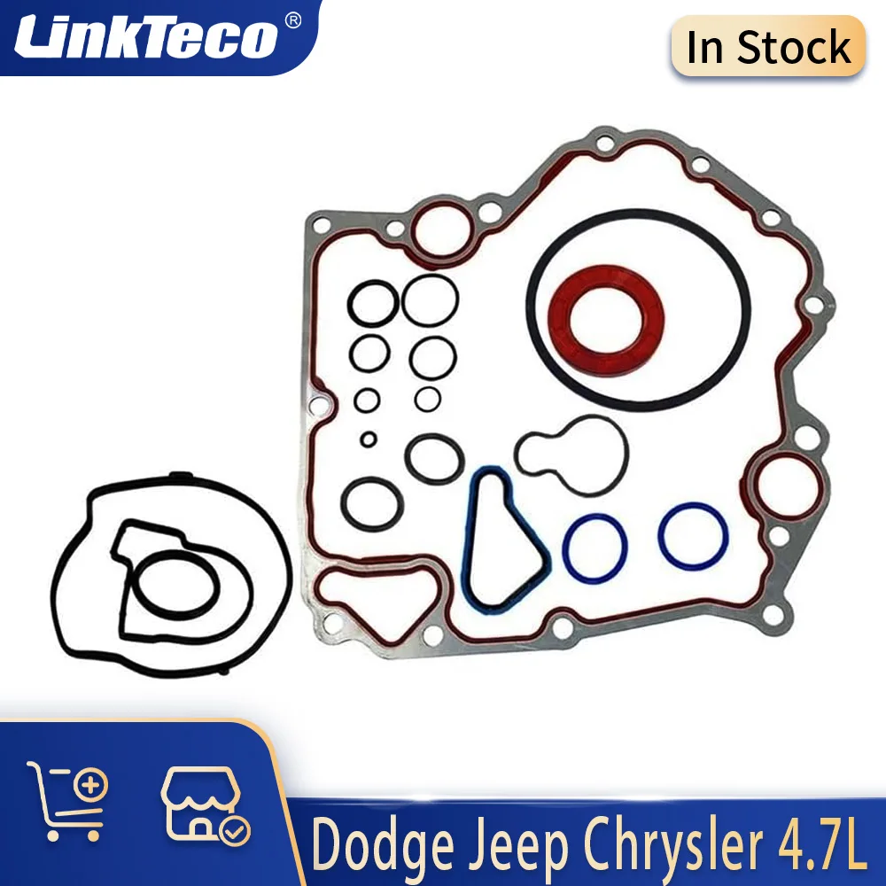 

Комплект прокладок крышки ГРМ деталей двигателя подходит для 4,7 л V8 Gas EVA RVC для Jeep Liberty Dodge Nitro Ram 1500 Dakota 99-09 T31616 JV5136