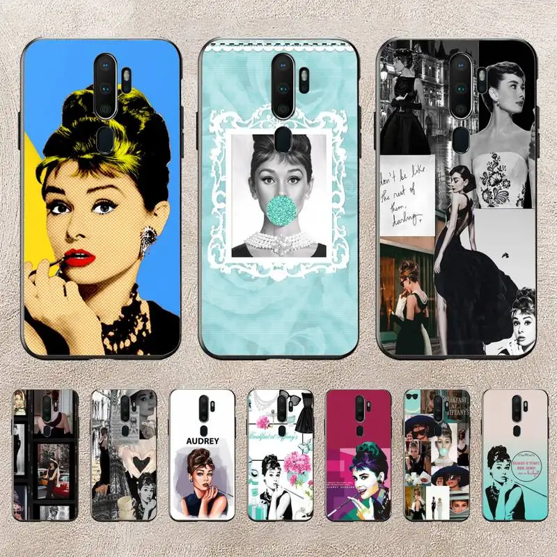 

Audrey Hepburn Breakfast At Tiffany's Phone Case For Redmi 9A 8A 6A Note 9 8 10 11S 8T Pro K20 K30 K40 Pro PocoF3 Note11 5G Case
