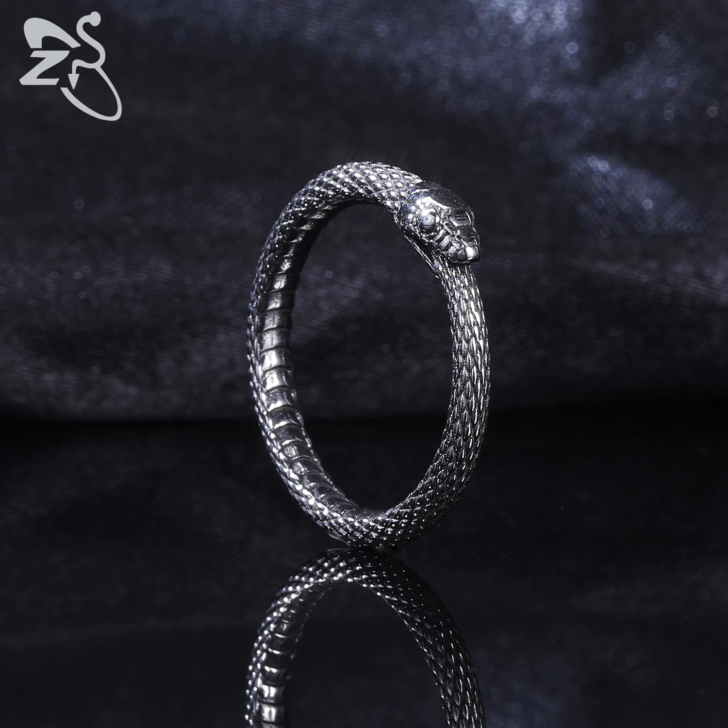 Кольцо ZS из нержавеющей стали в стиле панк-осьминога для мужчин женщин кольца на