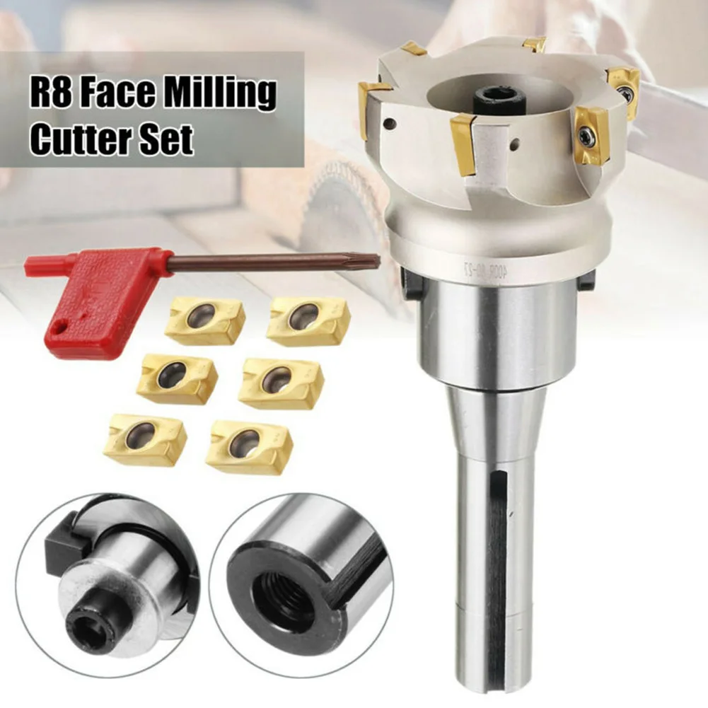 

400R 80mm Face End Mill CNC Milling Cutter R8 FMB27 Tool Holder APMT1604 Mohs FMB Tool Holder Face Milling Machine Tool Holder