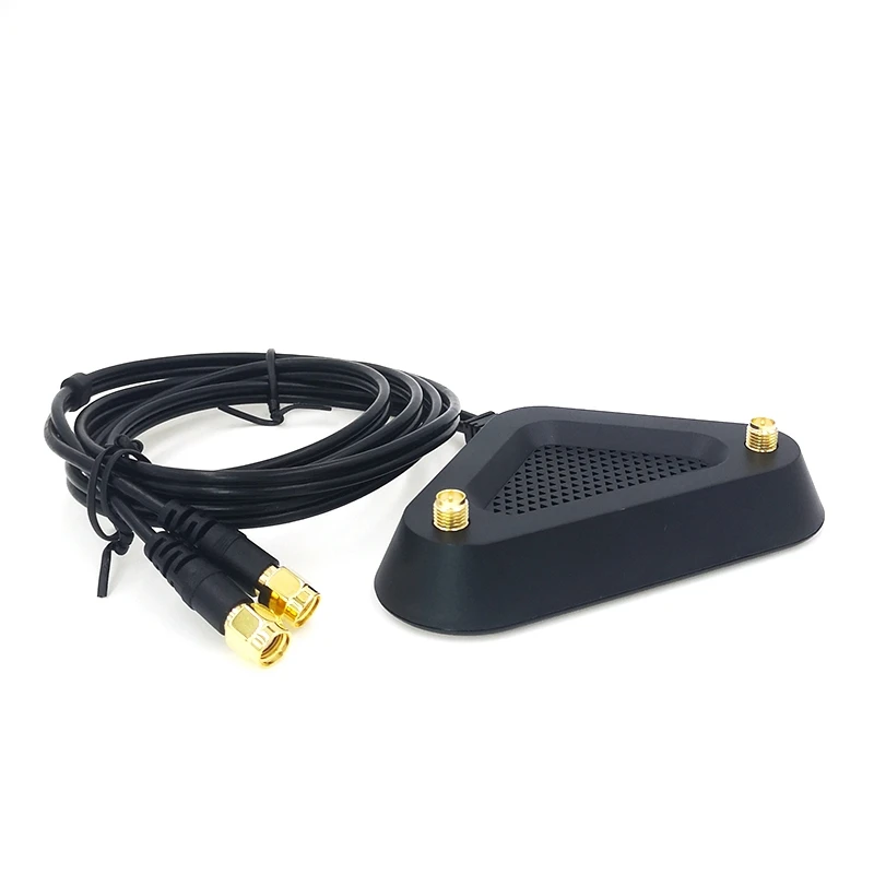 Venda Quente 2.4g 5g Cabo de Extensão de Freqüência Dupla Antena Roteador Wi-fi sem Fio Placa de Rede Conector Adaptador Sucção Magnética Bas