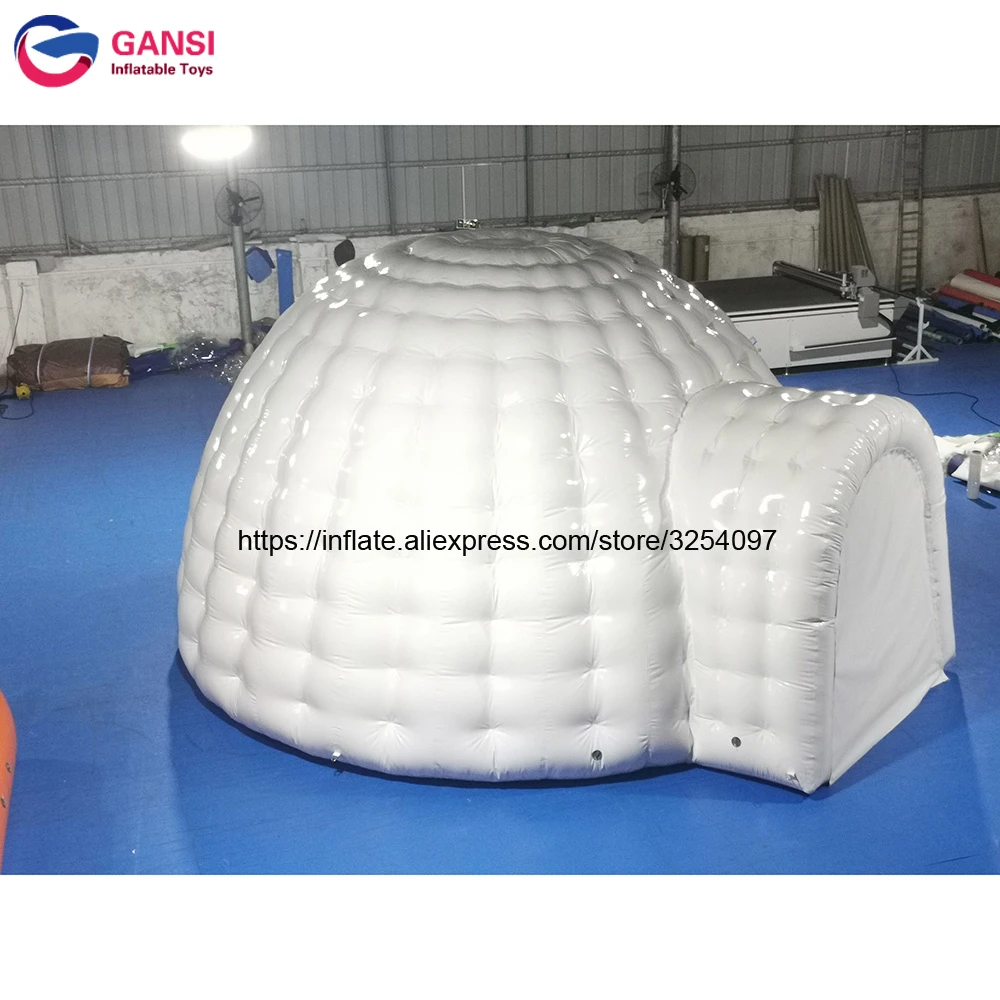 Белая большая купольная палатка на заказ наружная Водонепроницаемая надувная