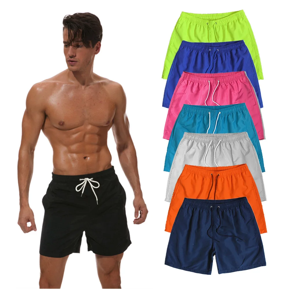 

Swimming trunks men Summer Breeches board shorts Casual Bermudas Black White Boardshorts Homme Classic Clothing Beach Short Male