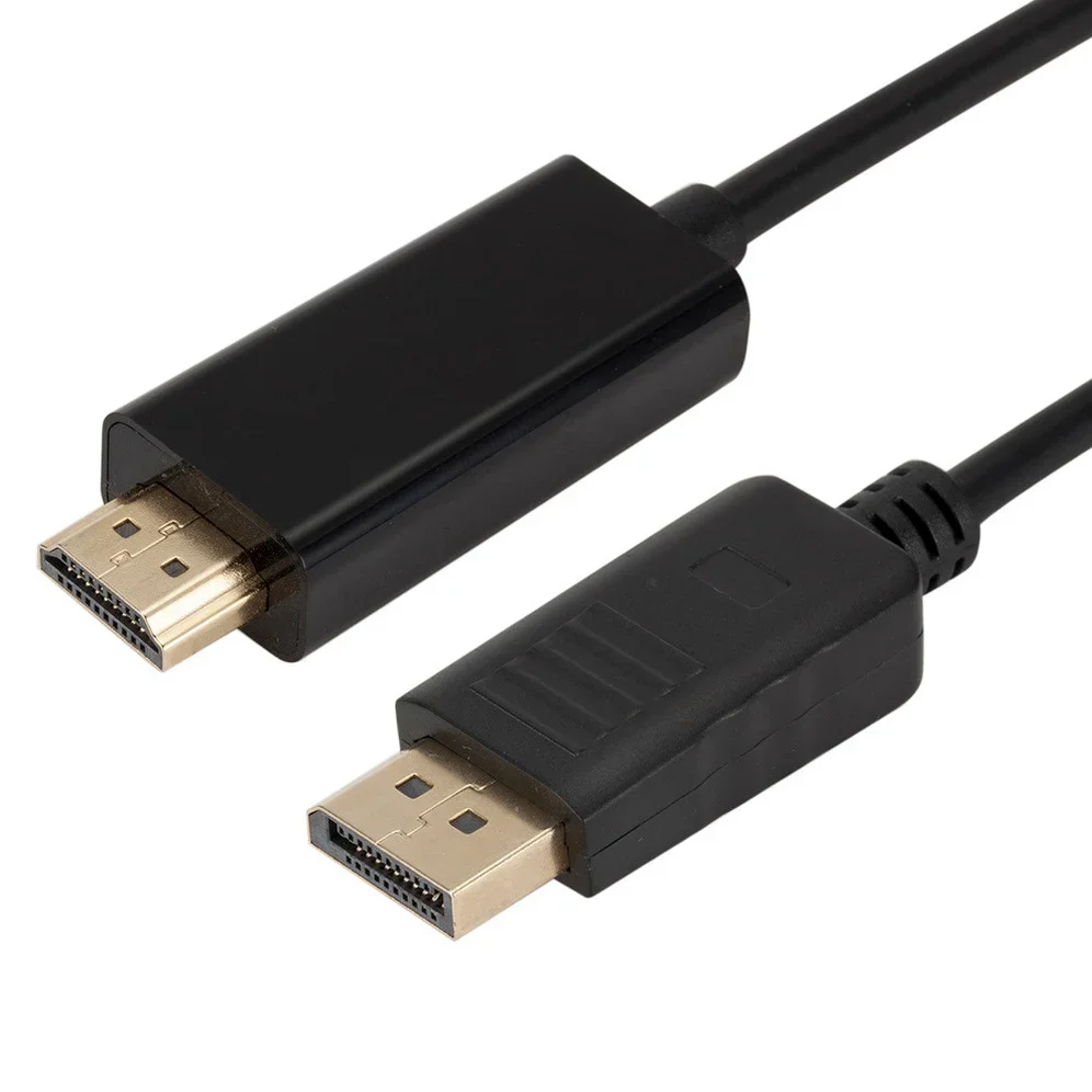 Кабель-преобразователь 1 8 м DisplayPort в HDMI-совместимый с портом дисплея 1080P кабель DP