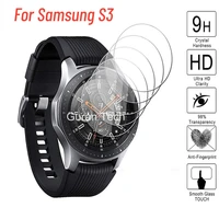 for samsung s3 smartwatch tempered glass screen protectors anti fingerprint anti scratch protective films for samsung s3