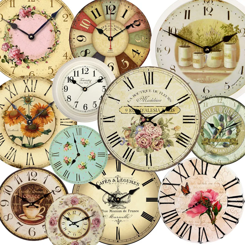 

vintage retro alarm clock Stickers Crafts And Scrapbooking stickers kids toys book Decorative sticker DIY Stationery