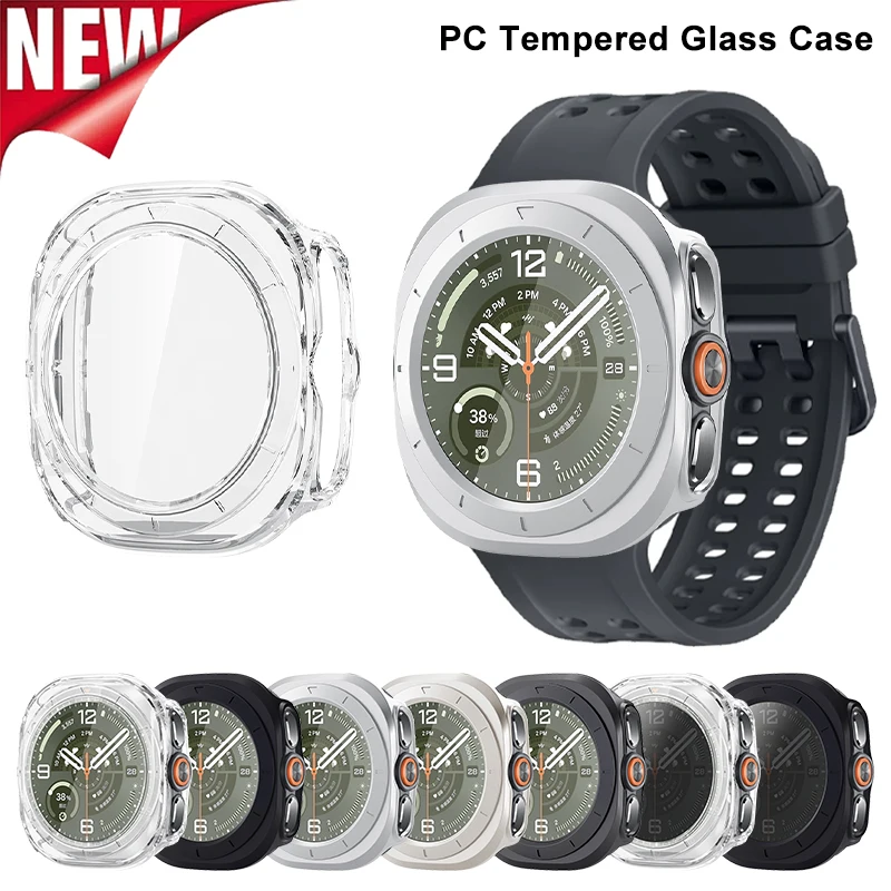 Фото Защитный чехол из закаленного стекла для Samsung Galaxy Watch Ultra 2 2026, устойчивый к царапинам, для Galaxy Ultra 47 мм 2025/2024. №1