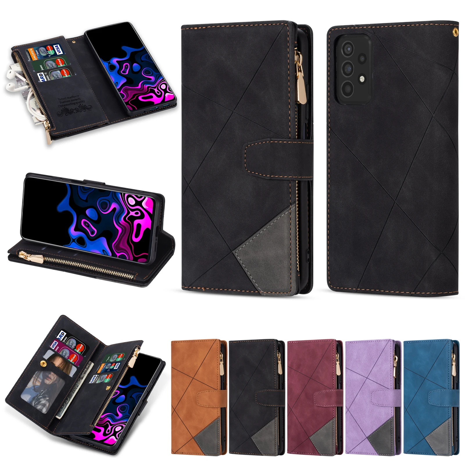 

Чехол для телефона Samsung A12, A22, A32, A42, A52, A72, кожа, флип-чехол, S21, S20 Ultra, S10, S9, S8 Plus, S7 Edge, A21s, A02S, A51, a71, a50