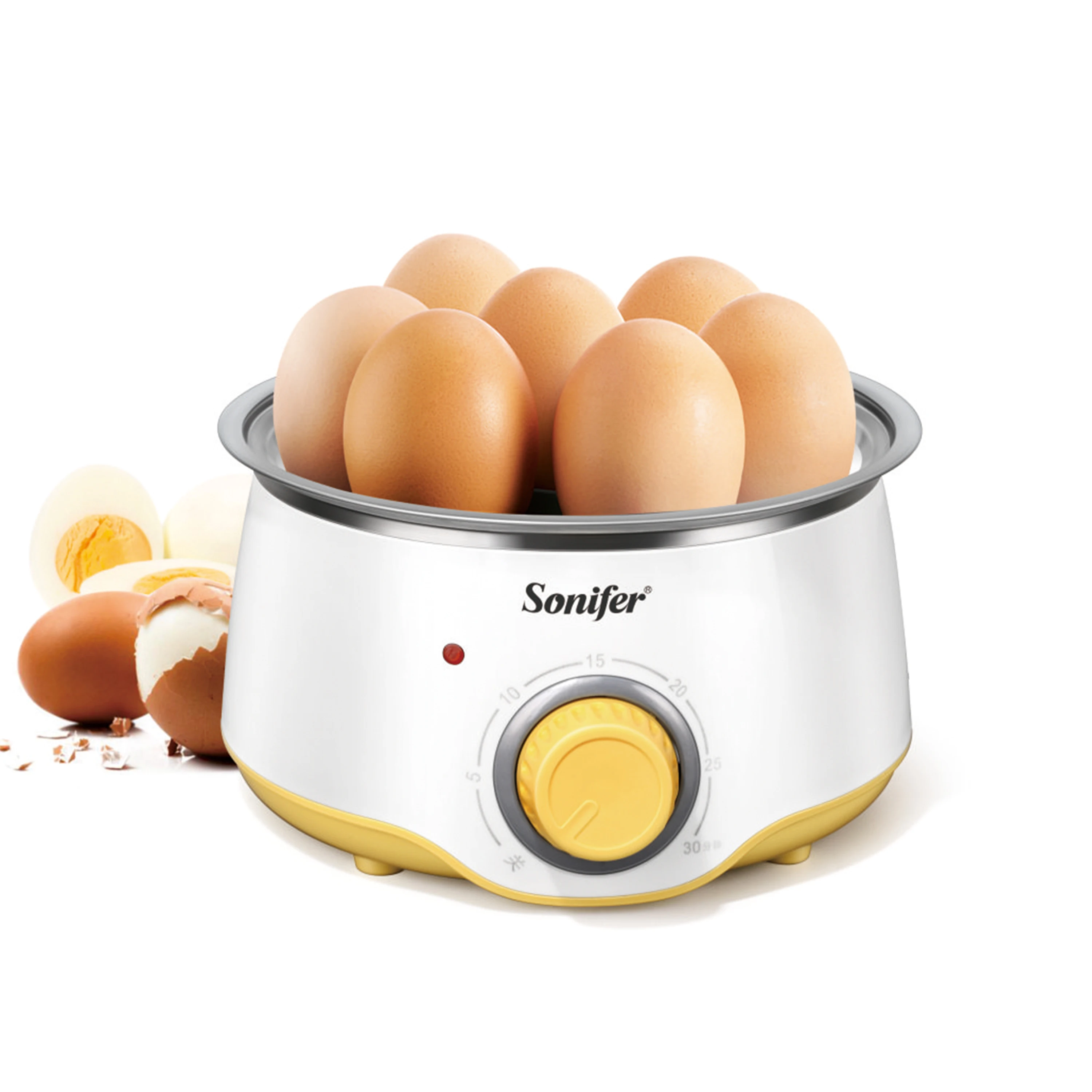 

Многофункциональный Электрический котел для яиц, 7 яиц, пароварка, кухонный инструмент для приготовления пищи, яичная плита, автоотключение...