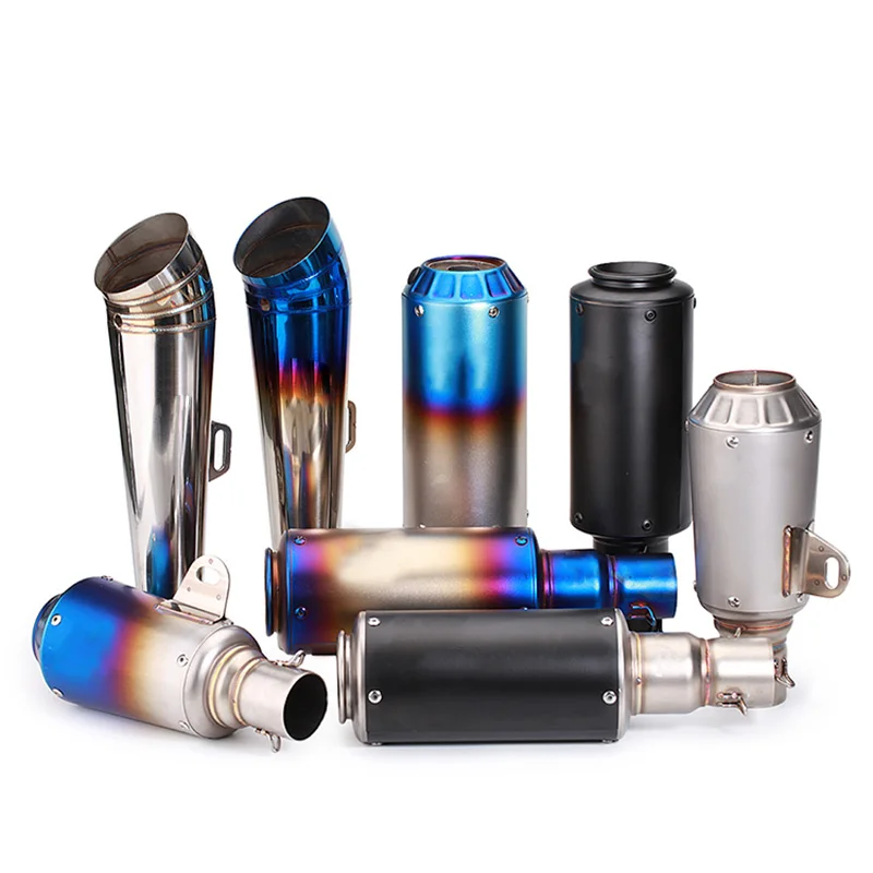 Универсальный глушитель выхлопной трубы для мотоцикла из углеродного волокна