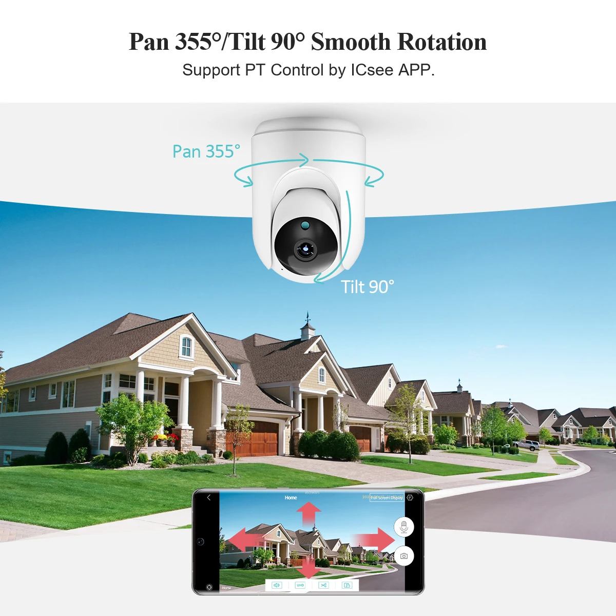 IP-камера видеонаблюдения Techage HD 3 Мп с поддержкой Wi-Fi |