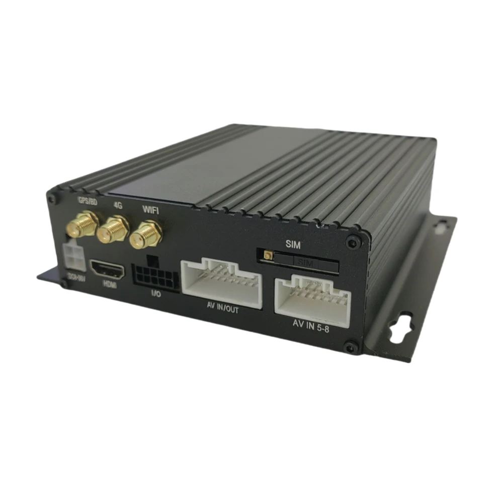 AHD 1080P 6 Channel Car Bus MDVR Vehicle Double SD Card Mobile DVR With 4G GPS WIFI