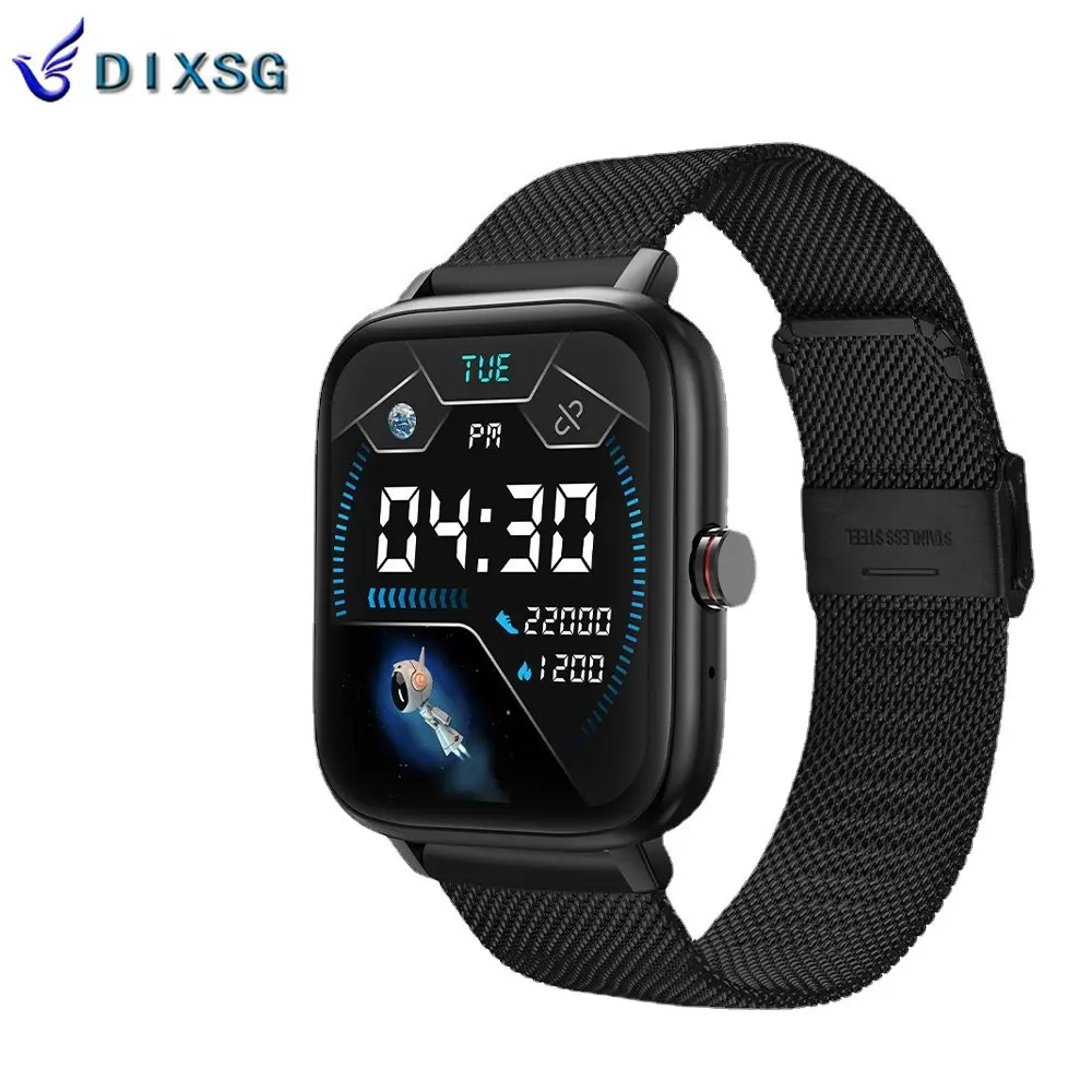

DIXSG – montre connectée pour les téléphones Android et avec suivi du sommeil et réponse aux appels, Bluetooth, DIY, 2022