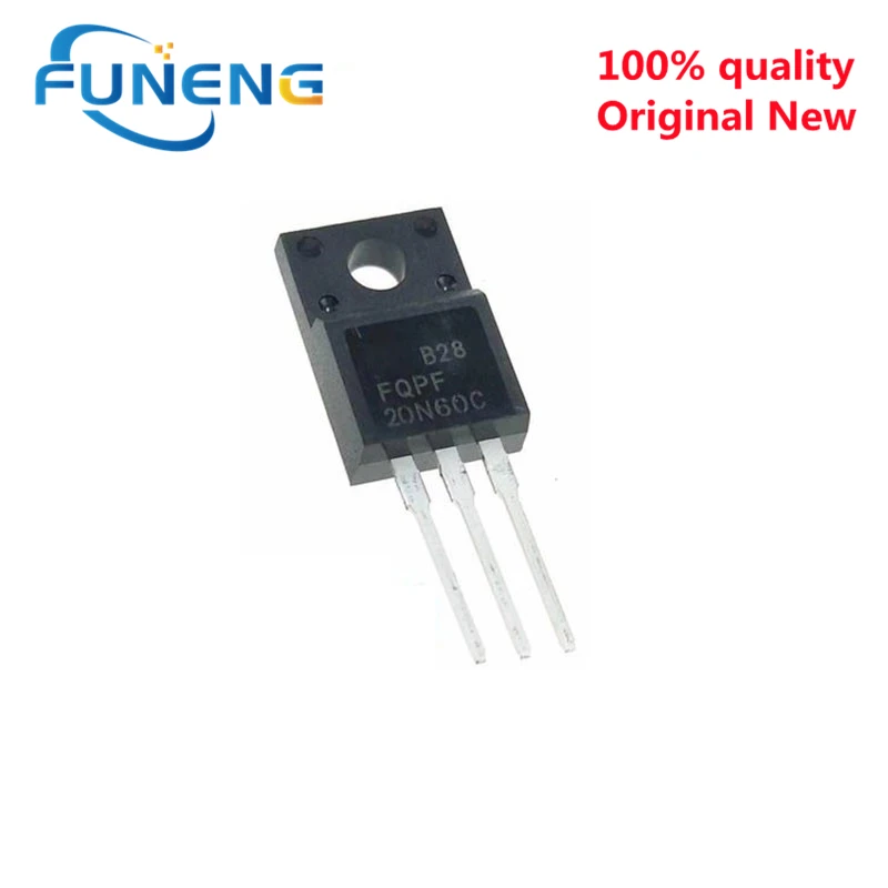 

50PCS FQPF20N60 TO220 20N60 20N60C FQPF20N60C TO-220