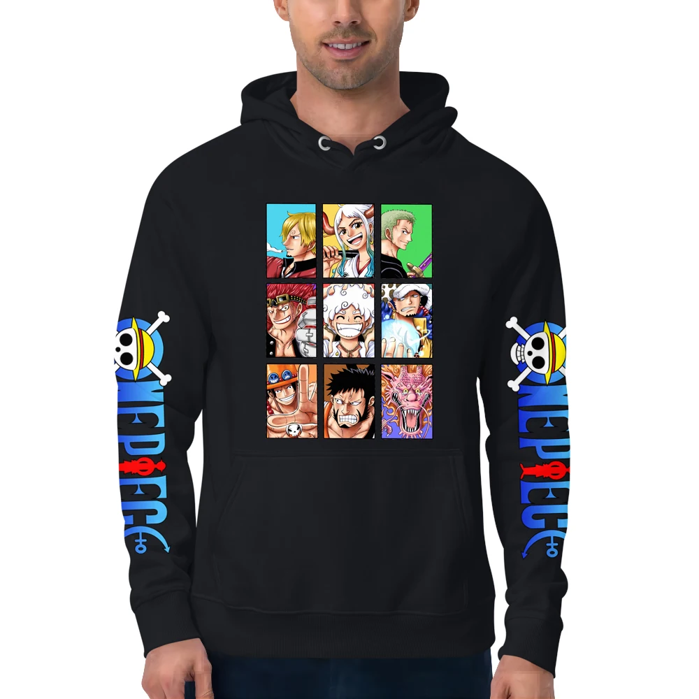 One Piece Anime Design Monkey D Luffy Пиратская модель унисекс манга пуловер свитшот толстовки