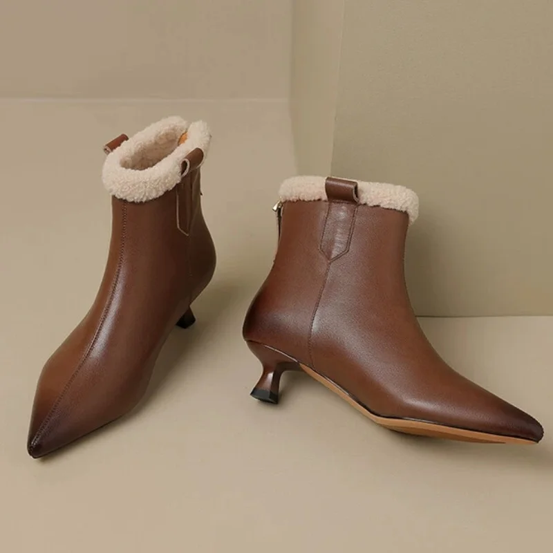 Женские ботильоны Челси дизайнерские зимние ботинки зимняя хлопковая обувь